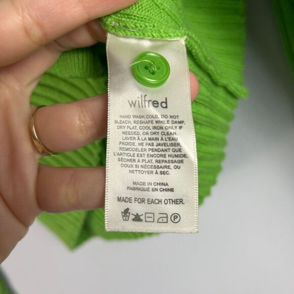 Aritzia Wilfred Manila Wool and Cotton Cardigan - Picture 7 of 8